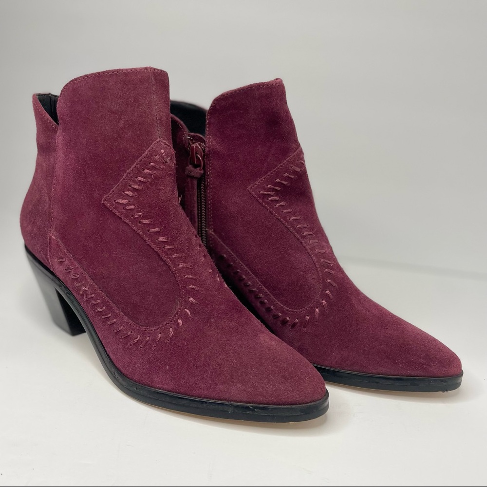 Rebecca Minkoff | Lulu | Suede Western Ankle Boots